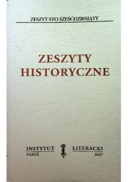Zeszyty historyczne Zeszyt 160