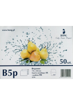 Koperty brązowe B5 HK B/O BM (50szt)