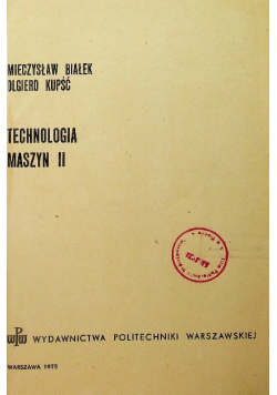 Technologia budowy maszyn