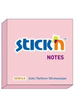 Notes samoprzylepny różowy pastelowy