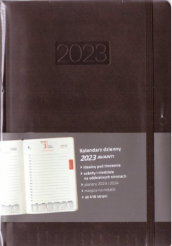 Kalendarz 2023 A5 Dzienny Lux MIX AVANTI