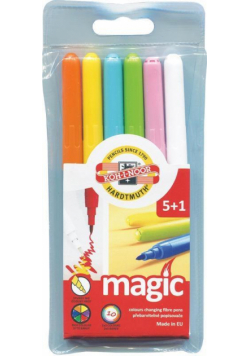 Flamastry Magic 5+1 kolorów