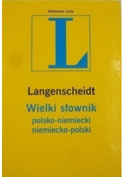Langenscheidt Wielki słownik polsko - niemiecki niemiecko - polski