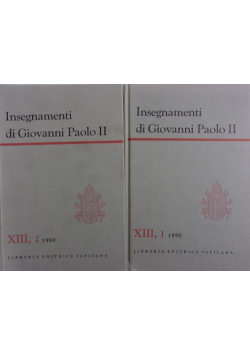 Insegnamenti di Giovanni Paolo II tom XIII część 1 i 2 1990