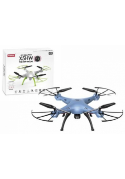 Dron R/C X5HW niebieski
