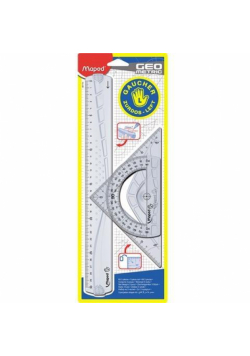Zestaw Geometric leworęczni lin/ekier/kąt MAPED