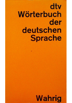 Dtv Worterbuch der deutschen Sprache