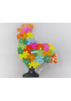 Puzzle drewniane kogut