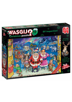 Puzzle 2x1000 Wasgij Fabryka Świętego Mikołaja G3