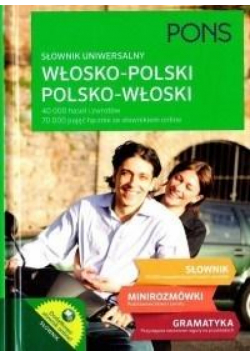 Słownik uniwersalny włosko-polski / pol-wł TW PONS
