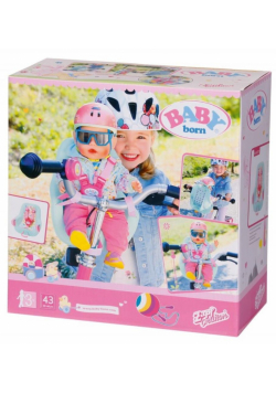 Baby born - Play&Fun Bike fotelik na rower