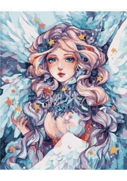 Malowanie po numerach - Magiczna królewna 40x50cm