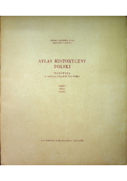 Atlas historyczny Polski Mazowsze w drugiej połowie XVI wieku Część I Mapa Plany