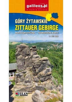 Mapa turystyczna - Góry Żytawskie w.pol-niem