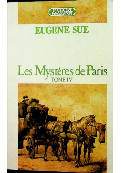 Mysteres de Paris Tome IV