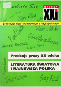 Przeboje prozy XX wieku