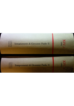 Insegnamenti di Giovanni Paolo Tom XIV część 1 i 2