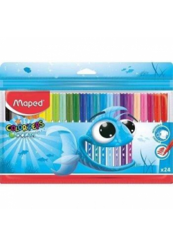 Flamastry Color Peps Ocean Deco 24szt. MAPED