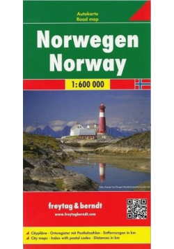 Mapa samochodowa - Norwegia 1:600 000