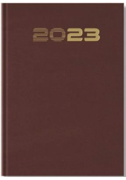 Terminarz 2023 B7 Standard bordowy