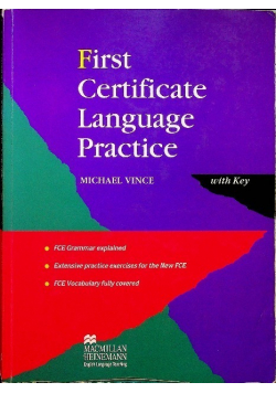 First Certificate Language Practice Language Practice with Key