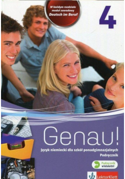 Genau! 4 Podręcznik wieloletni + CD LEKTORKLETT