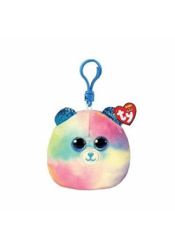 Squish-a-Boos Hoper - pastelowy miś 8,5cm brelok