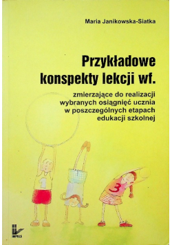 Przykładowe konspekty lekcji wf