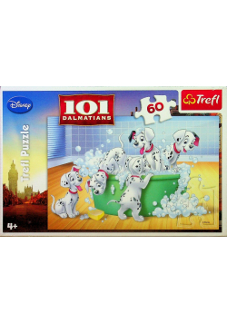 Puzzle 101 Dalmatyńczyków  Kąpiel W Wannie