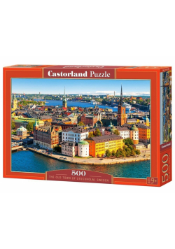 Puzzle 500 Sztokholm stare miasto, Szwecja CASTOR