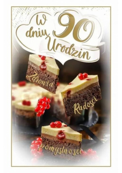 Kartka okolicznościowa Urodziny 90