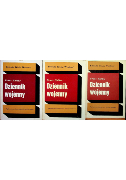 Dziennik wojenny tom 1 do 3