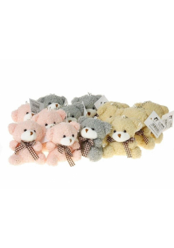 Miś pluszowy 7,5cm z zawieszką MIX