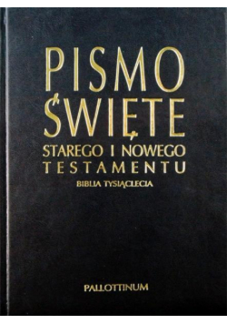 Biblia Tysiąclecia granat oprawa ekologiczna