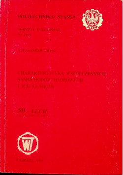 Charakterystyka współczesnych samochodów osobowych i ich silników