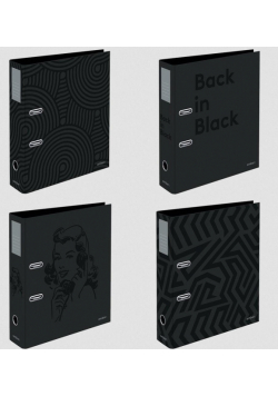 Segregator A4/2R 7cm z dźwignią Clever Black