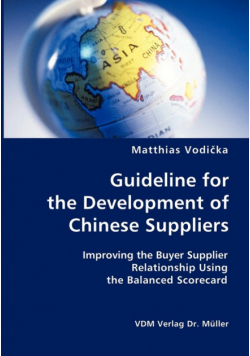 Guideline for the Development of Chinese Suppliers