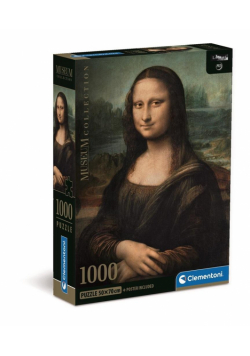 Puzzle 1000 Compact Museum Leonardo - Gioconda