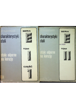 Charakterystyki Stali Tom 1 i 2