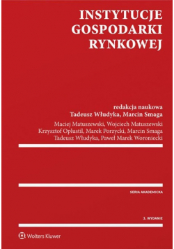 Instytucje gospodarki rynkowej