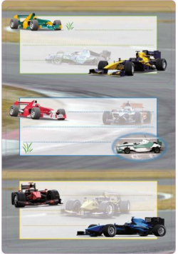 Naklejki szkolne - Formuła 6szt