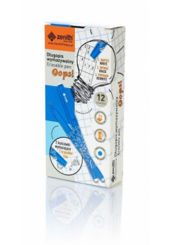 Długopis wymazywalny Oops box (12szt)
