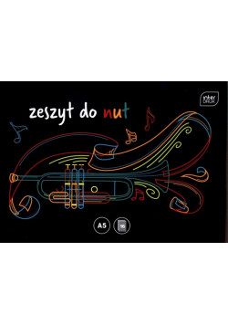 Zeszyt do nut A5 16 kartek 10 sztuk mix