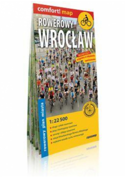Comfort! map Rowerowy Wrocław 1:22 500 plan miasta