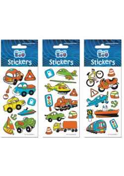 Naklejki Sticker BOO silver Autka mix