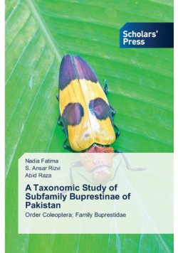 A Taxonomic Study of Subfamily Buprestinae of Pakistan