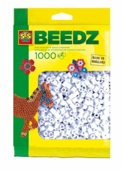 Beedz Koraliki do prasowanek białe 1000 sztuk