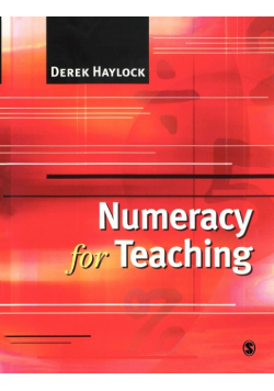 Numeracy for Teaching