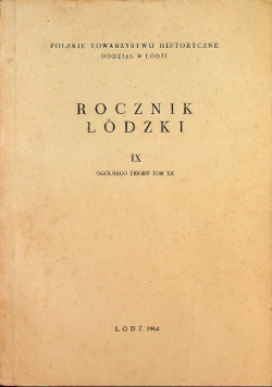 Rocznik Łódzki IX