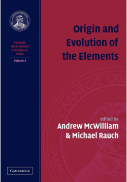 Origin and Evolution of the Elements
